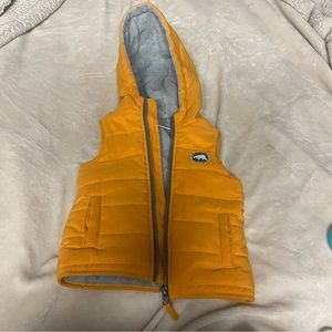 Winter hooded sleeveless hoodie vest size 18 months